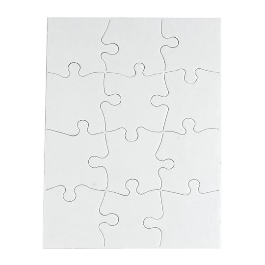 Hygloss&#xAE; Compoz-A-Puzzle&#xAE; 12 Piece Puzzle Set, 24ct.